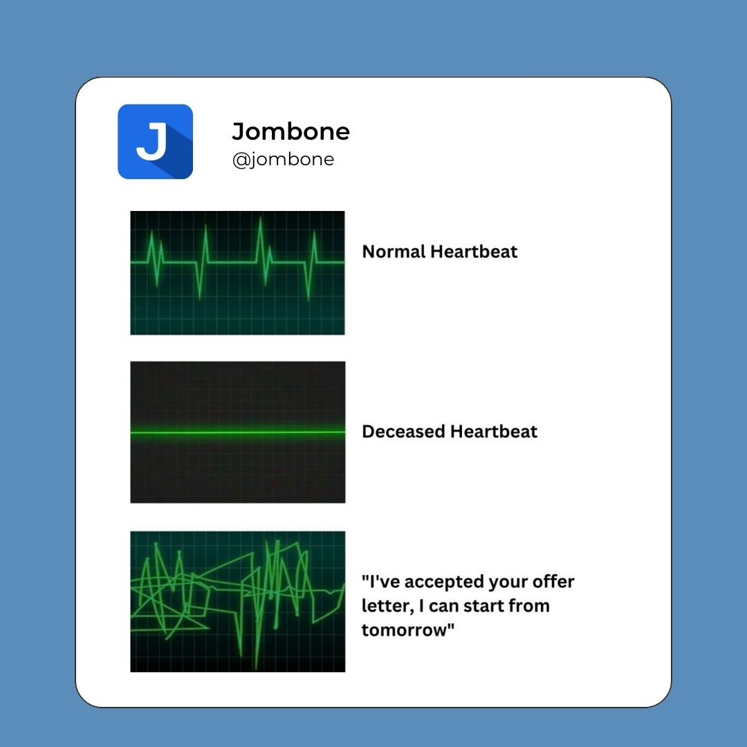 The best notification beep ever recruiter, do you relate?