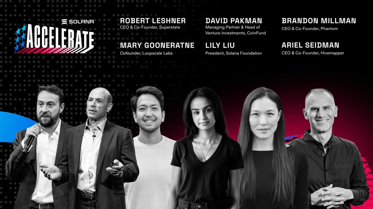Introducing the first speakers for Accelerate 🇺🇸

This May, we bring together 3000+ leaders from tech, finance, and policy for America’s largest crypto conference in NYC.

You in?