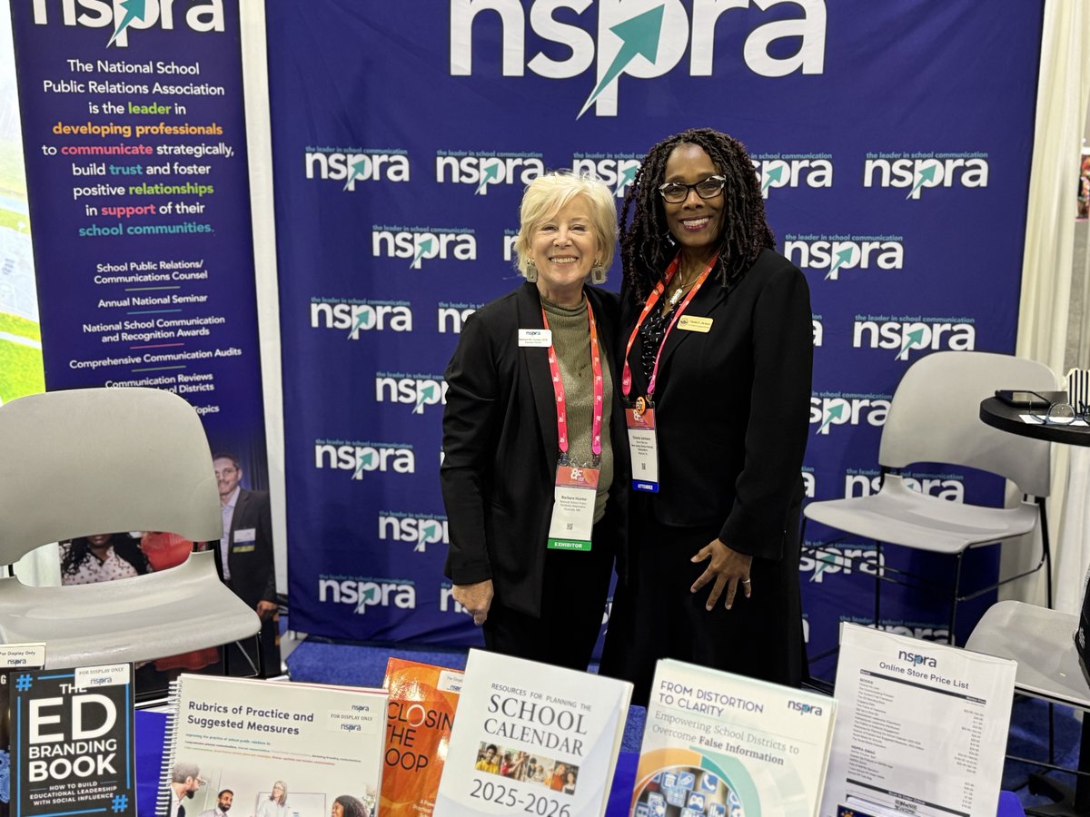 NJSPRA member Chanta Jackson, the Communications Media Specialist at Hackensack Public Schools, had a chance to chat with NSPRA Executive Director Barbara M. Hunter, APR, at the NSBA Annual Conference in Atlanta! <a href="/NSPRA_ED/">Barbara M. Hunter, APR</a>