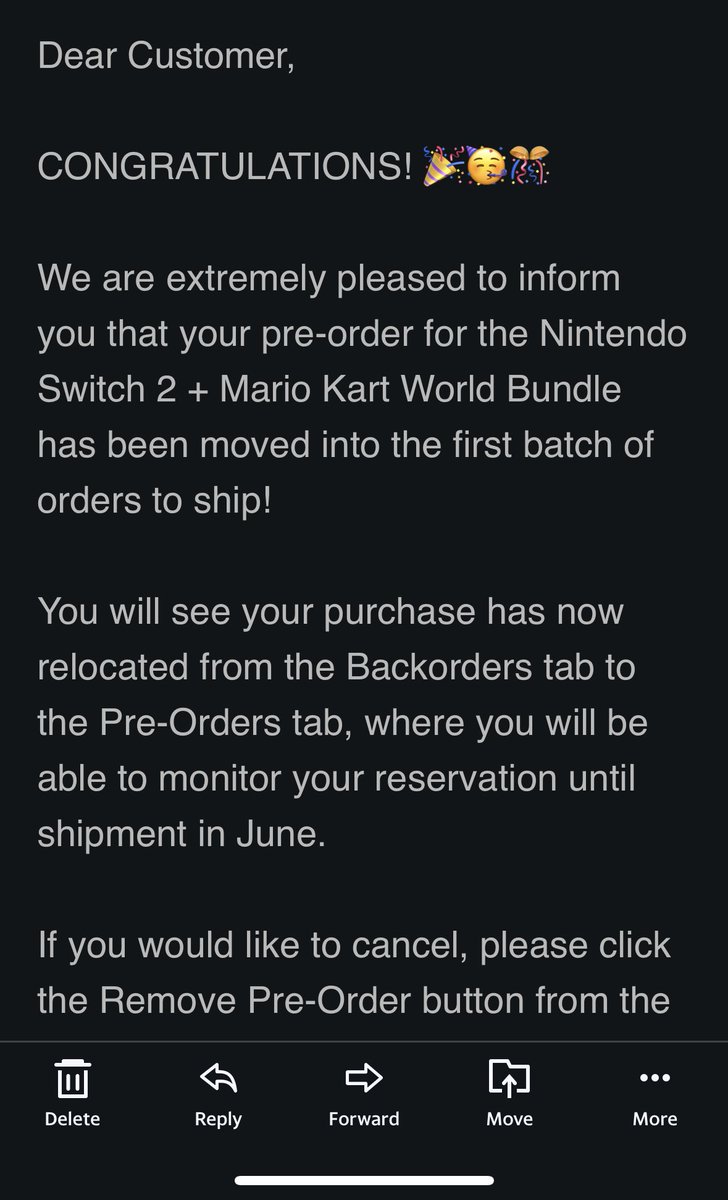Got my pre-order in. Hopefully getting it on day 1 :) Actually, I can't remember getting any console day 1. Weird.
