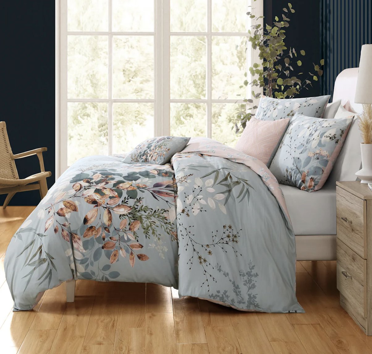 cotton comforter floral