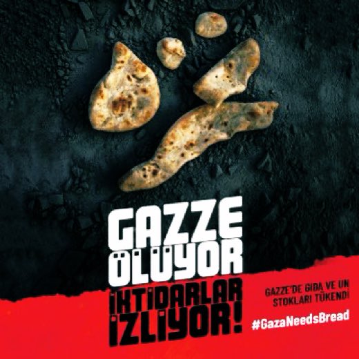 artık milyonlarca kez yeter desede vicdanlar geriye sessizlik ve EKMEK yalvarışları kaldı Allahım MEDED😭…
#GazaNeedsBread