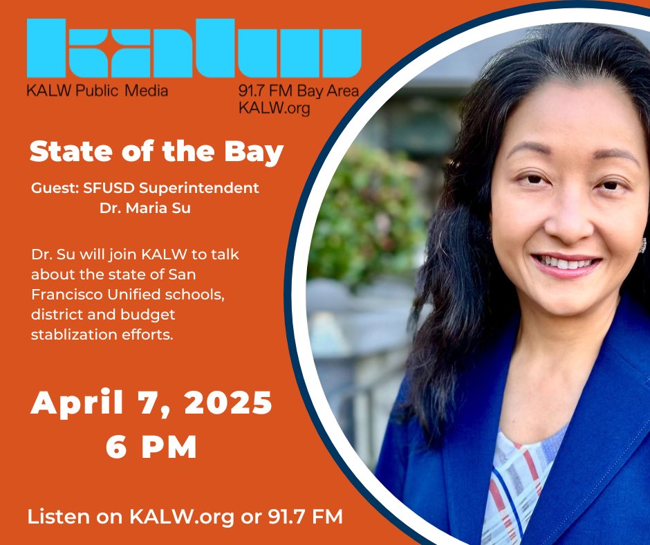 I hope you can tune in tonight on <a href="/stateofbay/">State of the Bay</a> <a href="/KALW/">KALW</a> as we chat about the school district and budget stabilization efforts. #SFUSD