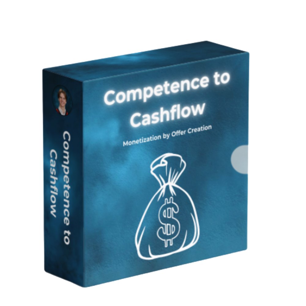 Threw all my knowledge around offer creation into one place.

The result?

The Competence to Cashflow Crash Course.

Want it for free?

1. Like + comment your name
2. Follow me &amp; I'll send it to you