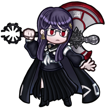 tozzeh's tweet photo. so. anyone else looking forward to the hundred line? i'm so intrigued as to how danganronpa x fe is gonna turn out
anyways sprited the four i'm most looking forward to! placing a few bets as to who's going to be Interesting/A Problem. 
#hundred_line #ハンドラ https://t.co/qcbNelht5C