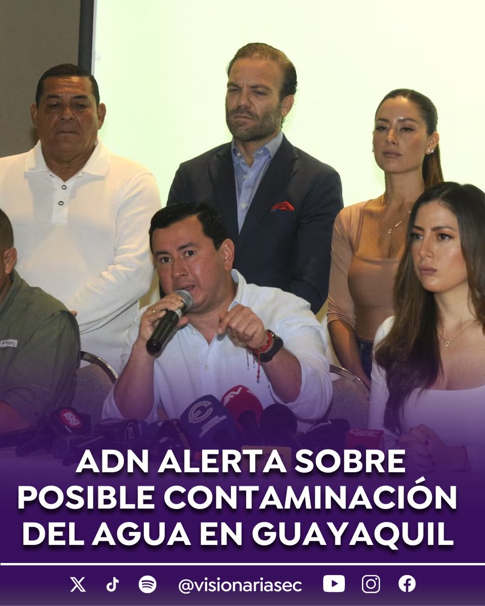 #MiradaNacionalEc | Un grupo de legisladores del movimiento Acción Democrática Nacional (ADN) inició una acción de fiscalización sobre el estado del agua potable en Guayaquil, luego de recibir un informe de la Agencia de Regulación y Control del Agua (ARCA). 

El documento reveló