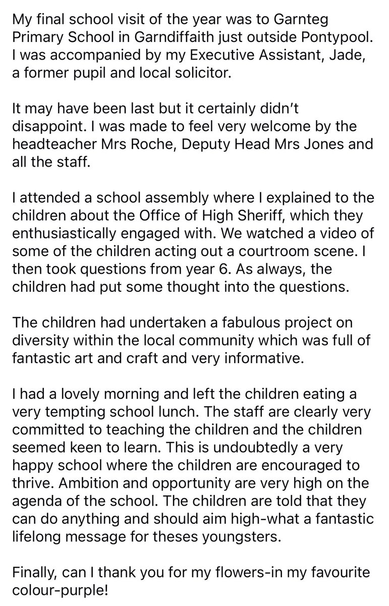 High Sheriff of Gwent tweet media