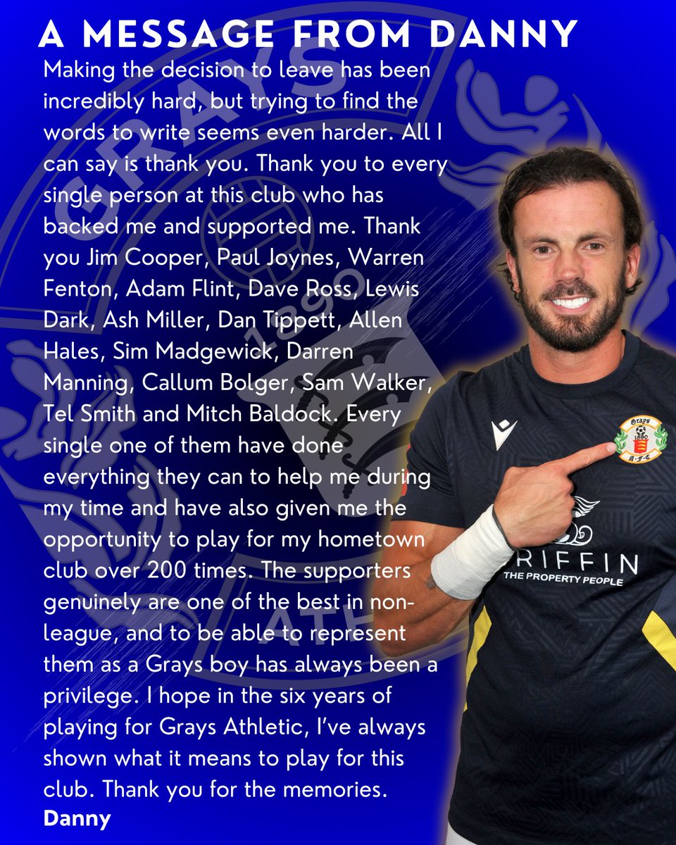 A MESSAGE FROM DANNY