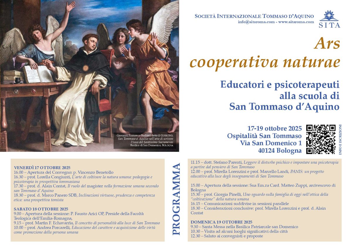 SITA - Società Internazionale Tommaso d'Aquino (@sitaroma1978) on Twitter photo ARS COOPERATIVA NATURAE
#Educatori e #psicoterapeuti alla scuola di San Tommaso d'Aquino
sitaroma.com/it/attivita-ed…
<a href="/SITAROMA1978/">SITA - Società Internazionale Tommaso d'Aquino</a> <a href="/enzovitale1978/">enzo vitale</a> <a href="/LorellaCongiun1/">Lorella Congiunti</a> <a href="/M_F_Echavarria/">Martin Echavarria</a> #padreOttorinoBenetollo #cardinalematteozuppi #psicoterapia #pedagogia #tommasodaquino #tomismo #virtù ARS COOPERATIVA NATURAE
#Educatori e #psicoterapeuti alla scuola di San Tommaso d'Aquino
sitaroma.com/it/attivita-ed…
<a href="/SITAROMA1978/">SITA - Società Internazionale Tommaso d'Aquino</a> <a href="/enzovitale1978/">enzo vitale</a> <a href="/LorellaCongiun1/">Lorella Congiunti</a> <a href="/M_F_Echavarria/">Martin Echavarria</a> #padreOttorinoBenetollo #cardinalematteozuppi #psicoterapia #pedagogia #tommasodaquino #tomismo #virtù