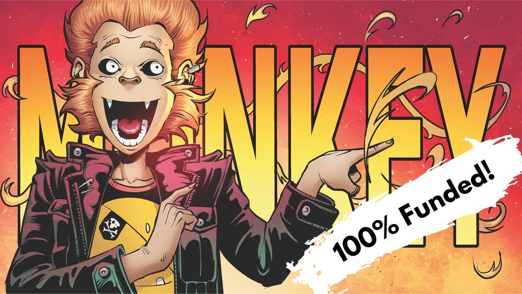 🎉 FULLY FUNDED! First Stretch Goal Unlocked! 🎉

**WE DID IT!** Thanks to your incredible support, we reached our funding goal! 
Monkey Vol 1-2 is on Kickstarter! LINK IN BIO

#monkeycomic #monkeygraphicnovel #graphicnovel #kickstarter #comicbooks #comicart