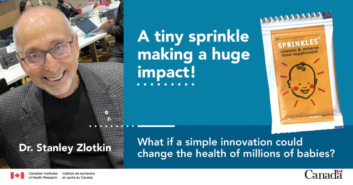 CIHR (@cihr_irsc) on Twitter photo A made-in-Canada supplement developed in 2006 has been helping millions of babies each year get the nutrition they need.
Discover how Dr. Zlotkin’s Sprinkles are solving iron deficiency in more than 50 countries: cihr-irsc.gc.ca/e/54259.html?h…
#WorldHealthDay <a href="/SickKidsNews/">The Hospital for Sick Children (SickKids)</a> A made-in-Canada supplement developed in 2006 has been helping millions of babies each year get the nutrition they need.
Discover how Dr. Zlotkin’s Sprinkles are solving iron deficiency in more than 50 countries: cihr-irsc.gc.ca/e/54259.html?h…
#WorldHealthDay <a href="/SickKidsNews/">The Hospital for Sick Children (SickKids)</a>