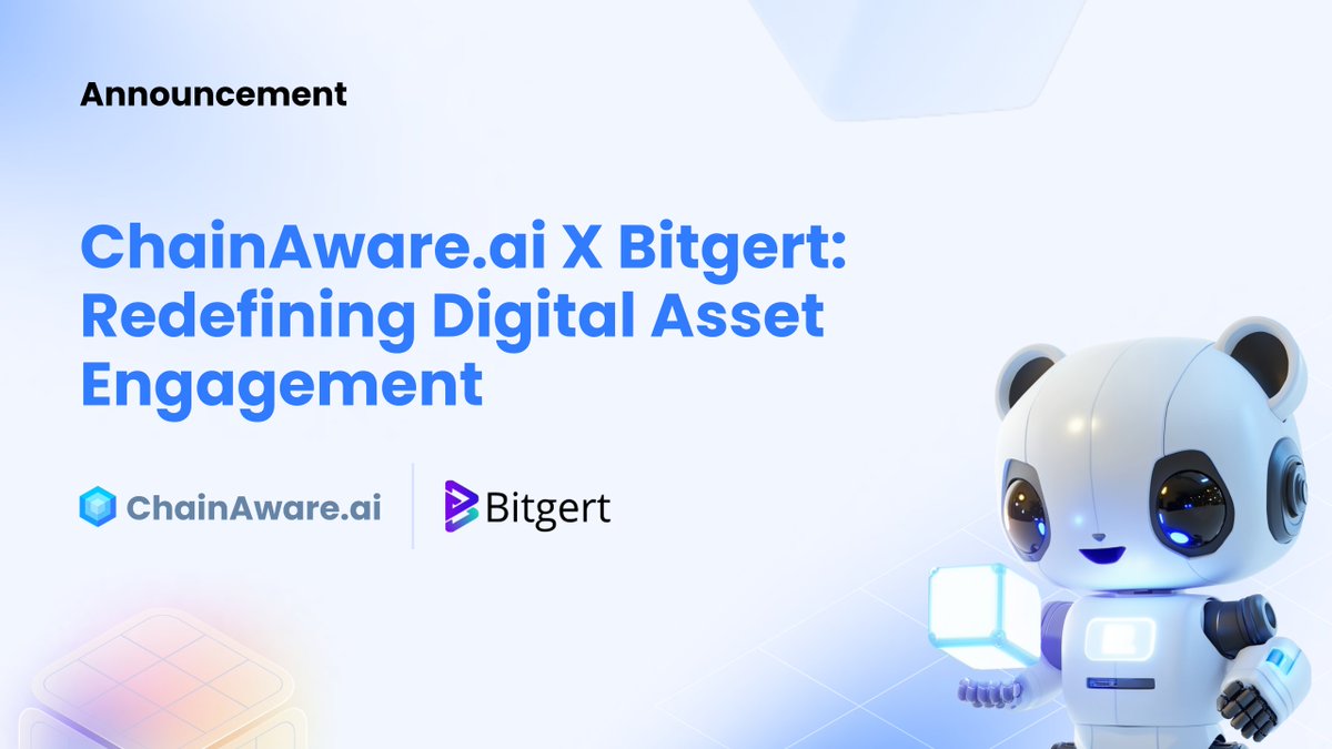 ChainAware.ai (@chainaware) on Twitter photo We’re excited to announce our partnership with <a href="/bitgertbrise/">Bitgert - $BRISE</a> 🚀the revolutionary crypto engineering organization redefining digital asset engagement!
🔥By combining ChainAware.ai’s AI-driven security with Bitgert’s ultra-fast chain (100,000+ TPS) and 0-fee CEX, we’re We’re excited to announce our partnership with <a href="/bitgertbrise/">Bitgert - $BRISE</a> 🚀the revolutionary crypto engineering organization redefining digital asset engagement!
🔥By combining ChainAware.ai’s AI-driven security with Bitgert’s ultra-fast chain (100,000+ TPS) and 0-fee CEX, we’re