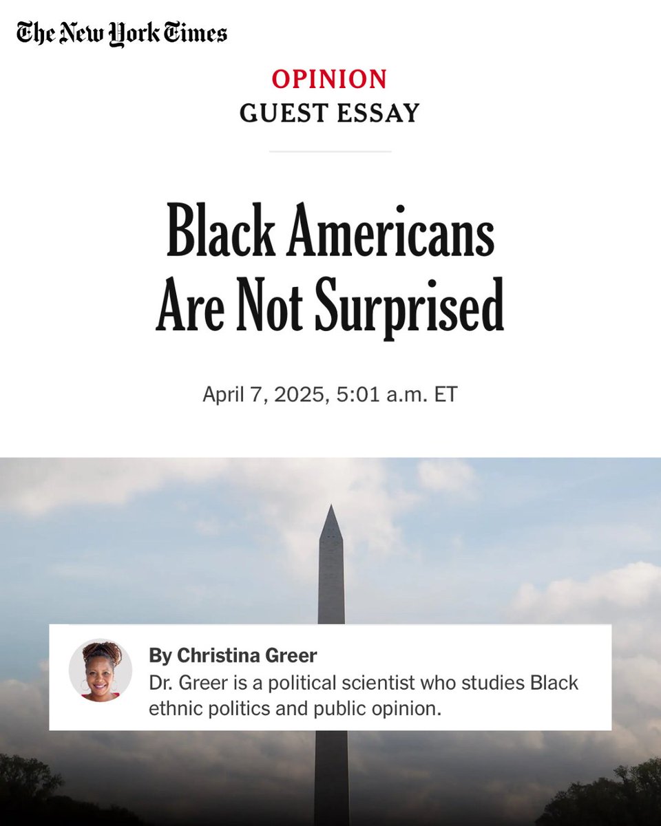 HigherHeights (@higherheights) on Twitter photo Big thanks to <a href="/Dr_CMGreer/">Christina Greer</a> for shining a light on the work of Higher Heights in her latest nytopinion piece, "Black Americans Are Not Surprised."
Black women have been sounding the alarm, doing the work, and leading the charge. We’re proud to be included in this powerful Big thanks to <a href="/Dr_CMGreer/">Christina Greer</a> for shining a light on the work of Higher Heights in her latest nytopinion piece, "Black Americans Are Not Surprised."
Black women have been sounding the alarm, doing the work, and leading the charge. We’re proud to be included in this powerful