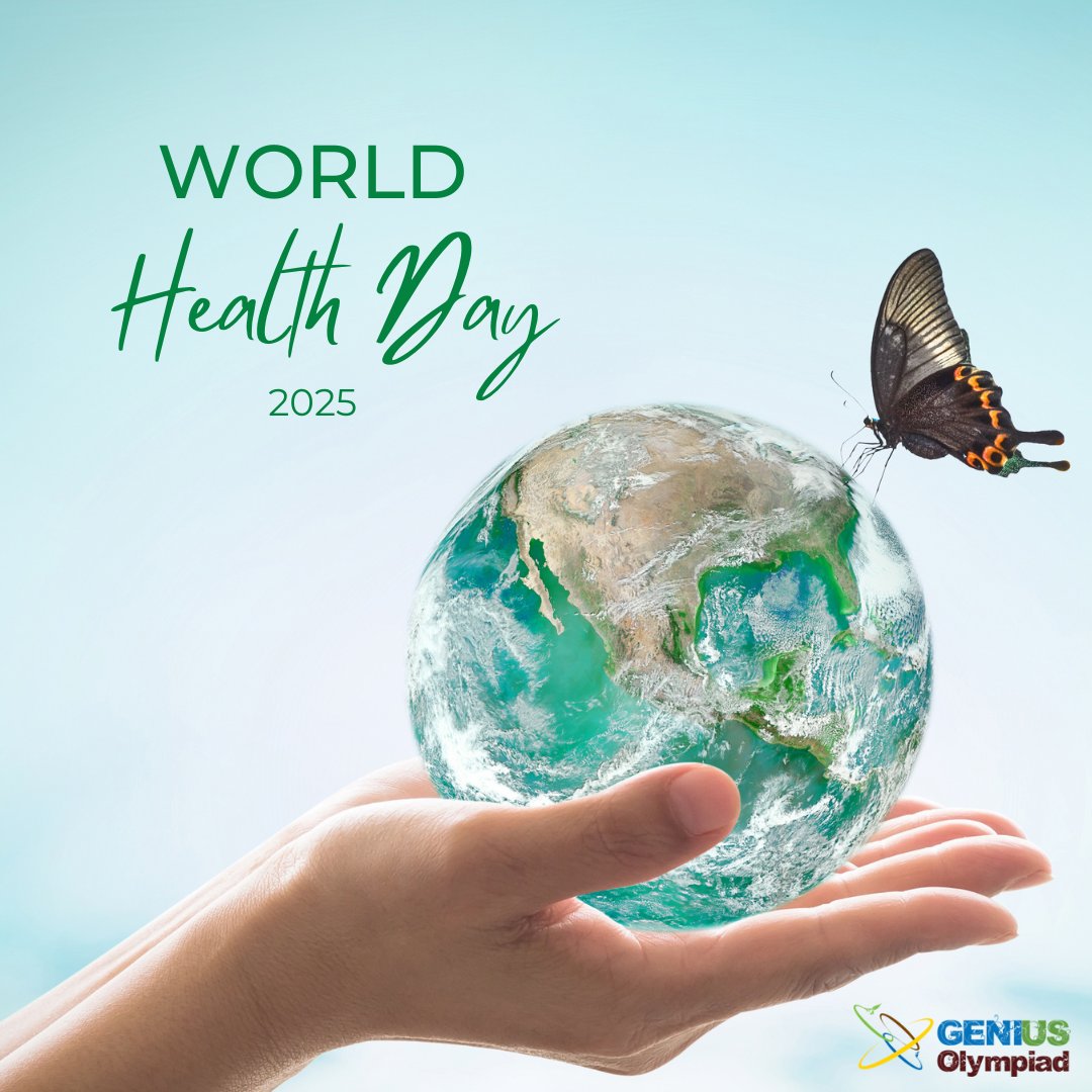 We celebrate the power of innovation and creativity in shaping a healthier, more sustainable future. We encourage young minds to think critically and work together for global well-being. We can build a healthier world through science, education, and collaboration. #GENIUSOlympiad