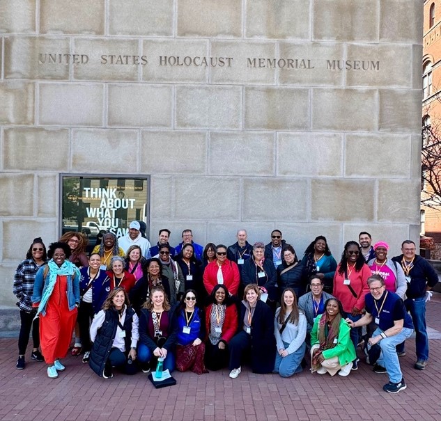 Proud to support Rekindle which brings emerging #Black &amp; #Jewish leaders together for thoughtful #dialogue and face-to-face interactions. 40 Black &amp; Jewish Rekindle Fellows recently visited Black and Jewish Memorials in DC (Photos: Matthew Fieldman) 
rekindlefellowship.org