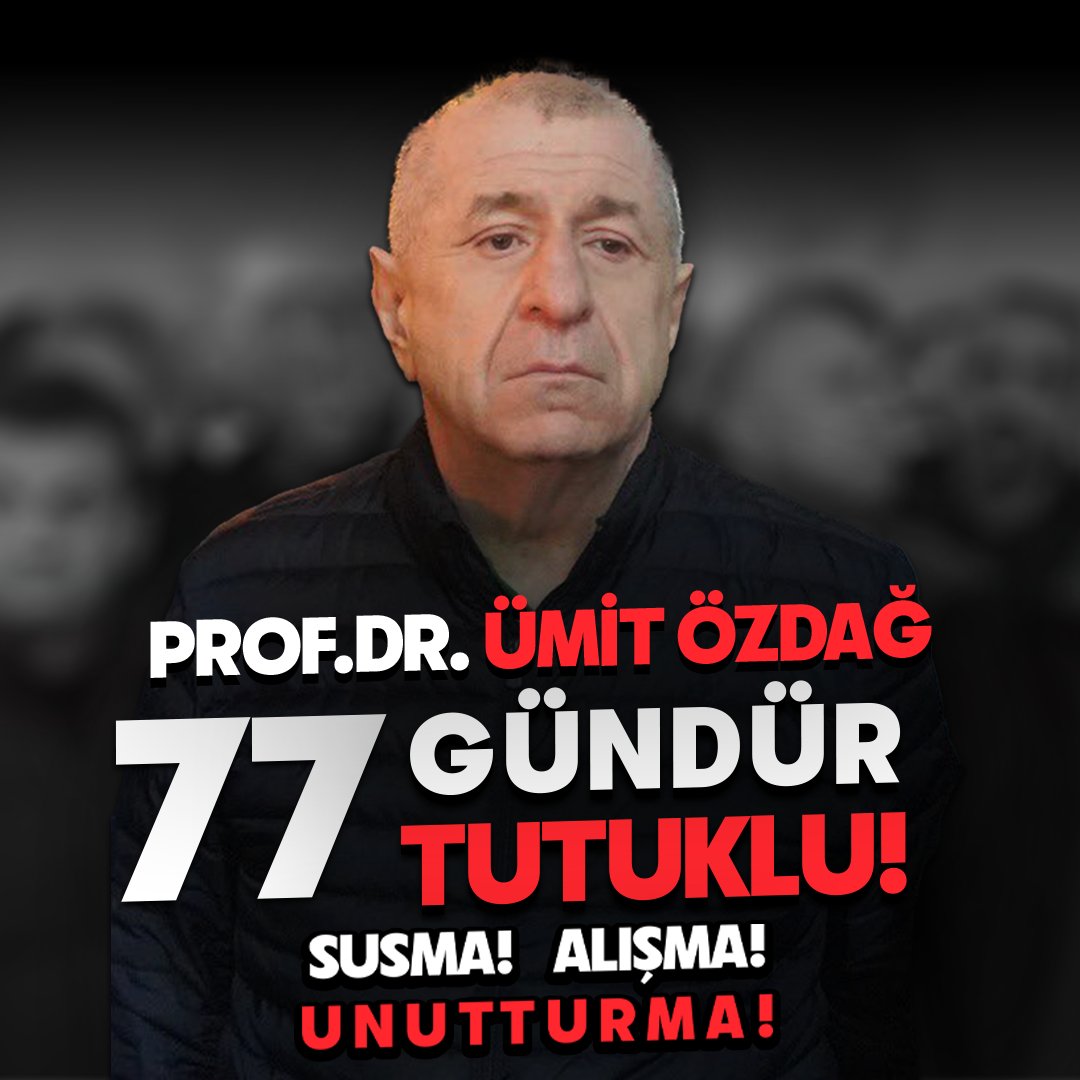 ÜMİT ÖZDAĞ NEDEN İÇERİDE
İDDİANAME NEREDE

#BİZİÖLDÜRMEDENSUSTUTAMAZSINIZ
#İDDİANAMENEREDE