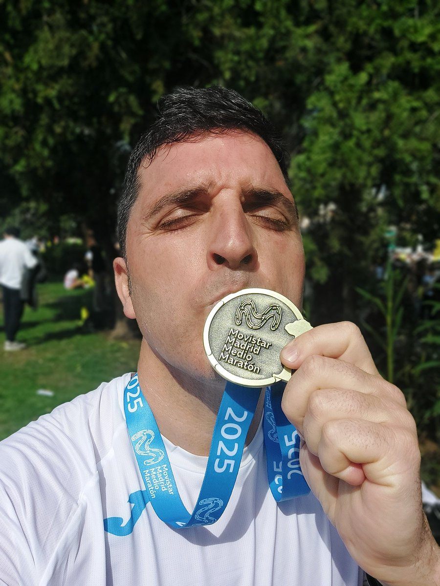 @mediomaratonmadrid completado, muy feliz con el resultado, mejorando por bastante mis últimos tiempos en medio maratón, el trabajo duro y la constancia estos últimos meses me han premiado hoy.

Hasta el año que viene !!

#movistarmediamaratonmadrid #spain #runner <a href="/jomasport/">Joma Sport</a>