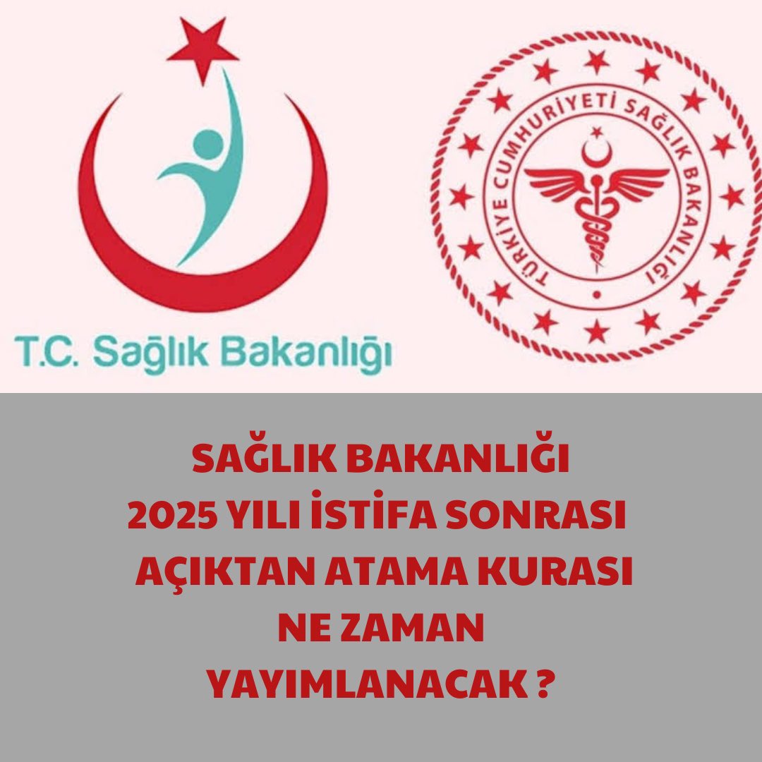 <a href="/yhgmsb/">Yönetim Hizmetleri Genel Müdürlüğü</a> ➡️🔹️ 2025 YILI İSTİFA SONRASI YENİDEN AÇIKTAN ATAMA KURASI NEZAMAN YAPILACAKTIR❓️
🔴  SAĞLIK BAKANLIĞI 
YÖNETIM HİZMETLERİNiN BIZLERİ BİLGİLENDİRMESİNİ
SESIMIZI İLGİLİLERE DUYURULMASINI TALEP EDIYORUZ‼️ <a href="/kursatkirbiyik/">H. Kürşat KIRBIYIK</a>  <a href="/drmemisoglu/">Prof. Dr. Kemal Memişoğlu</a> <a href="/suayipbirinci/">Doç. Dr. Şuayıp Birinci</a> <a href="/dryasinerkoc/">Dr. Yasin Erkoç</a> <a href="/drtopaloglu/">Prof. Dr. Serkan Topaloğlu</a>