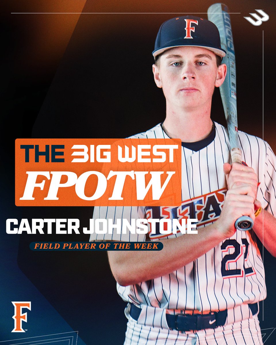Your Big West Field Player of the Week‼️

#TusksUp | <a href="/CarterJohnston9/">Carter Johnstone</a>