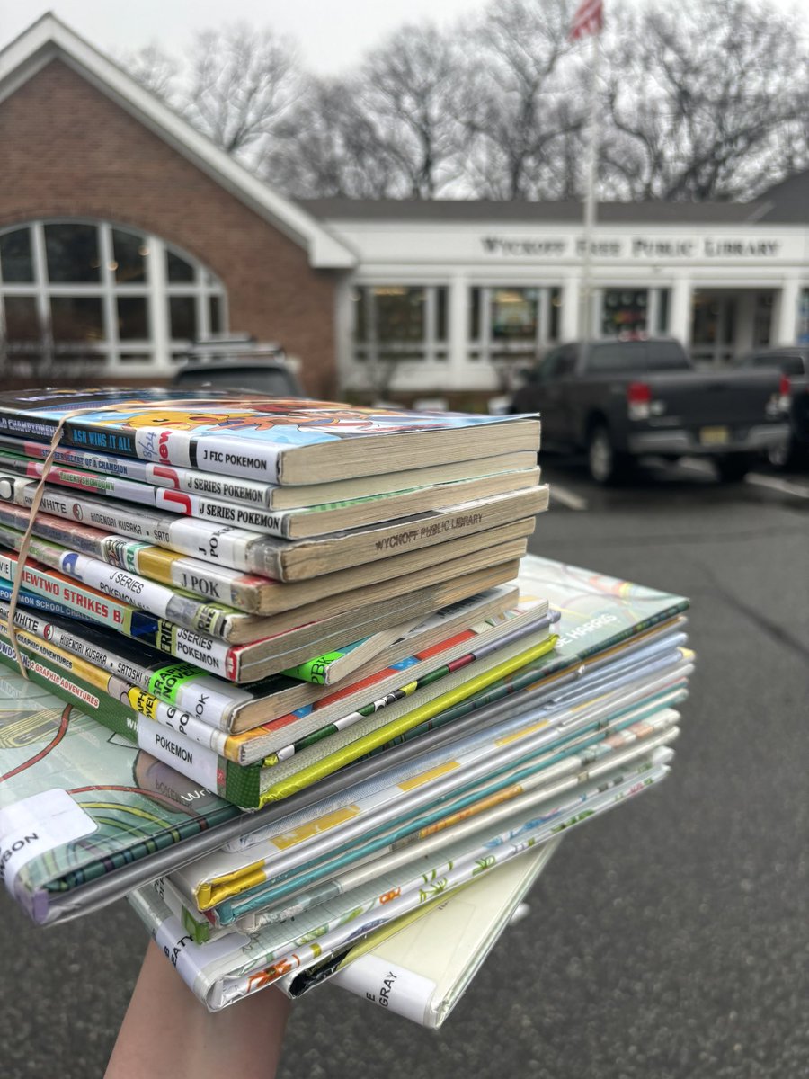 MrsHusstege's tweet image. And the @WyckoffLibrary does it again… thank you to the amazing librarians who helped pull research books, mentor texts for book clubs, and some Pokémon novels for an interested student. Together is the best way to #KeepThemReading @LincolnWPS @wyckoffschools 📚 We are so lucky