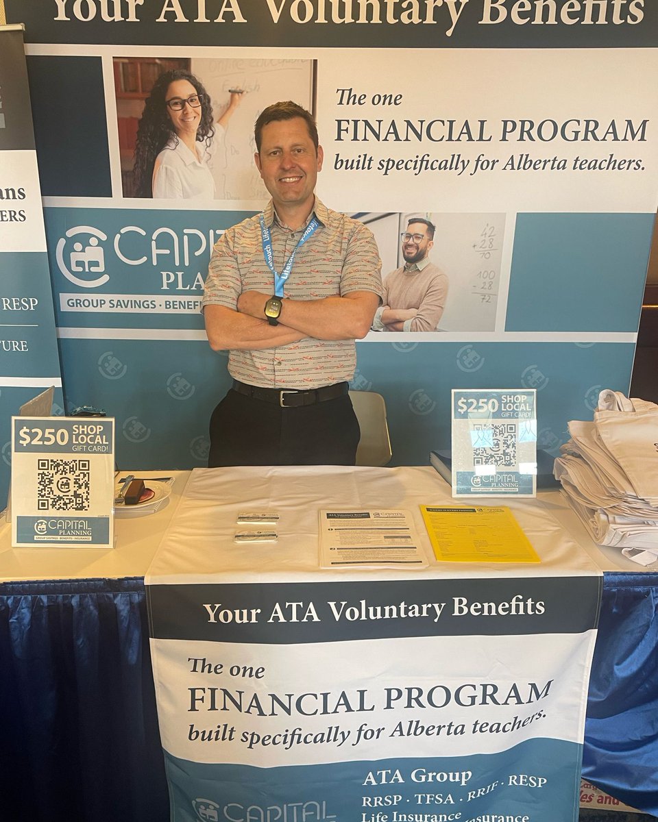 Capital Planning provides ATA members with voluntary benefits. Stop by to find out more about our EG ATA Group RRSP!