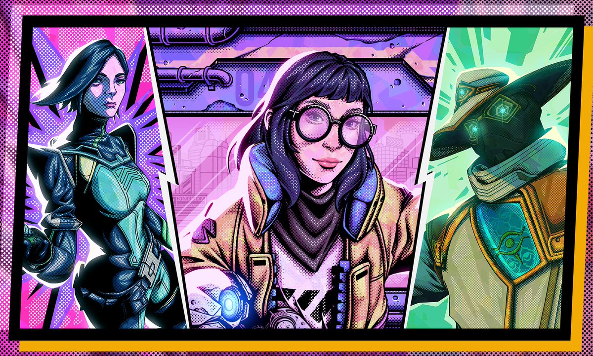 🎨 Now open for commissions! I’ll draw your favorite character in a retro vintage fan art style — bold, nostalgic, and full of personality! 📷 📷fiverr.com/s/e6rxKbP
. 
#FanArt #Valorant #VALORANTfanart  #FiverrGig #OpenCommissions #DigitalArtist #ArtistOnTwitter