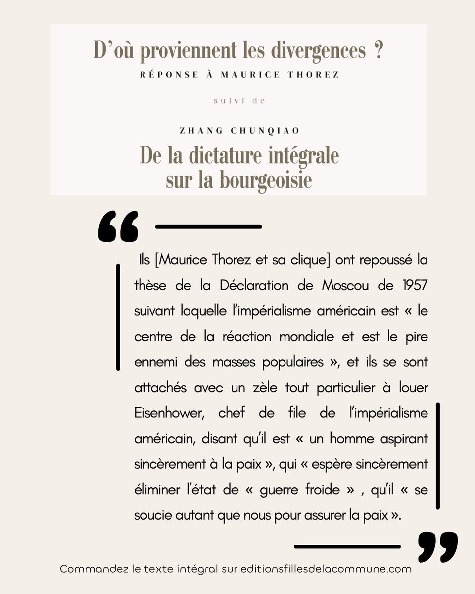 Editionsfdlc's tweet photo. À retrouver sur la collection Cahiers du Peuple ! 

#livre #lecture #lecturedumoment #politique #bouquins #passionlecture #lecteur #lectrice #bibliophile #marxisme #communisme #socialisme #révolution #anticapitalism #luttesociale #classeouvrière #KarlMarx #Lénine #solidarite https://t.co/TUY0OSwZjO