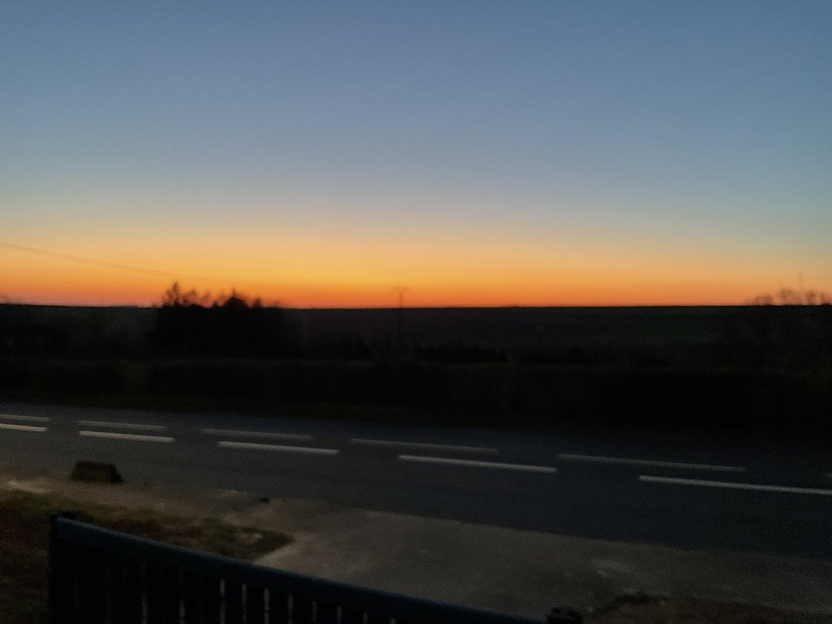 Sun set on Mash Valley this evening. And every night it sets on the souls of thousands of young men who are still here. #somme #WW1