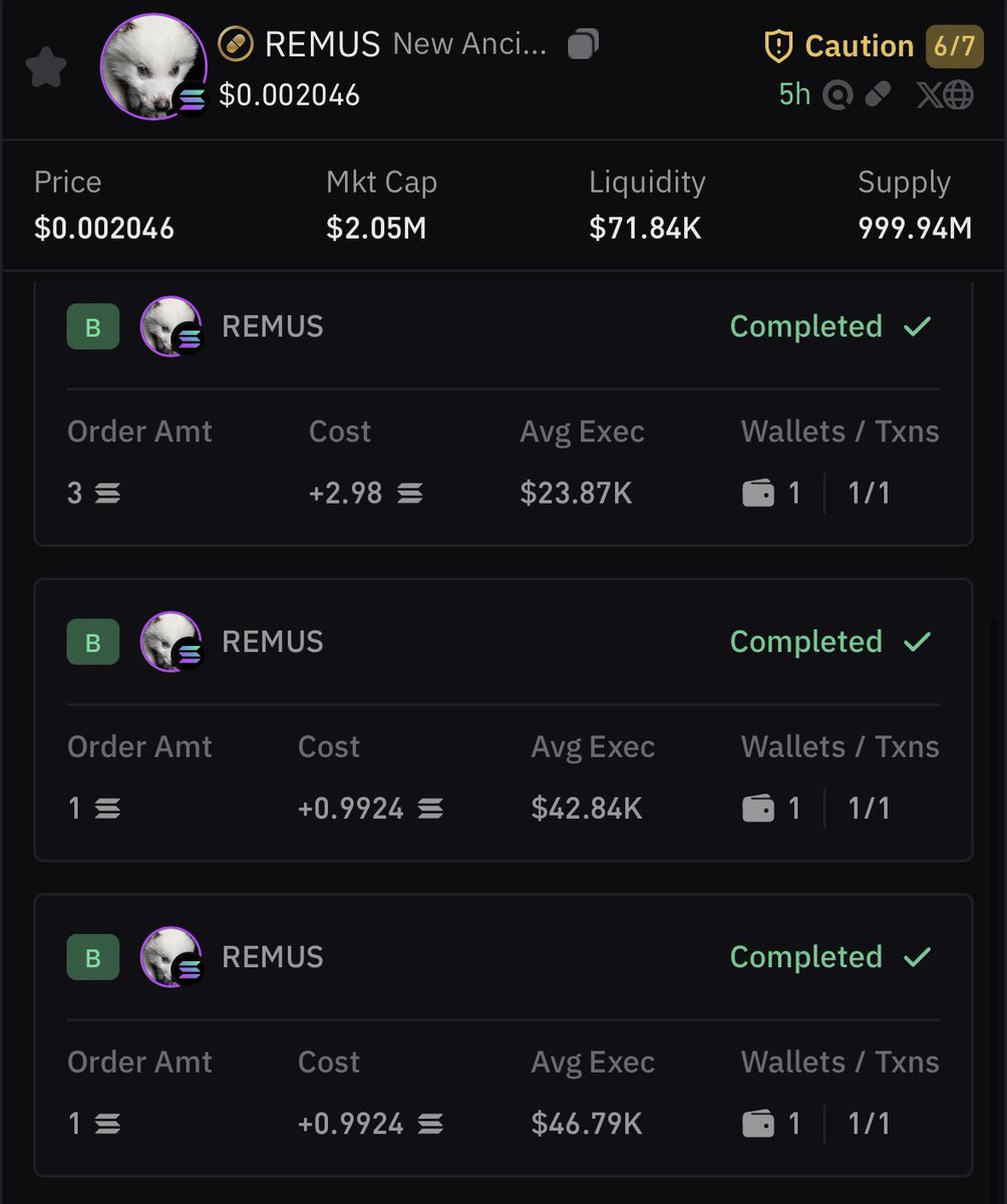 VirtualixSol's tweet photo. $REMUS 

Personaly Bought for 5 SOL at 29K 🧪

Born Different 🦠

EiKZAWphC65hFKz9kygWgKGcRZUGgdMmH2zSPtbGpump https://t.co/kiEyJH8Ckr