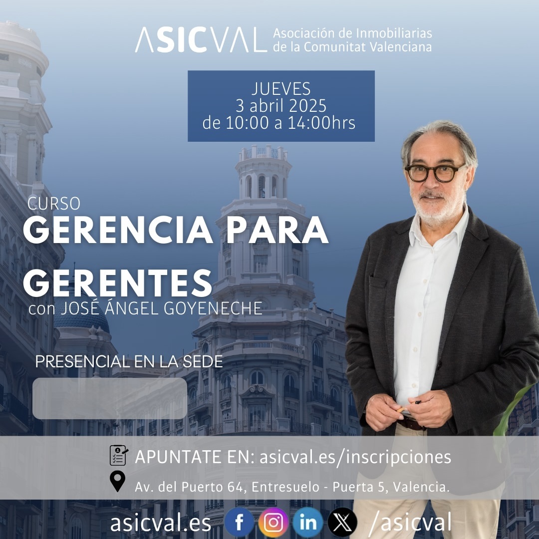 Noé (@nosottga) on Twitter photo Asistimos a la conferencia de José Angel Goyeneche en <a href="/asicval/">ASICVAL, Asc. de Inmobiliarias de la C. Valenciana</a> . La conferencia se dio en el marco de la función empresarial. Destaco algunos temas como la importancia de tener un claro proyecto de crecimiento y los desafíos tanto personales como profesionales del empresario. Asistimos a la conferencia de José Angel Goyeneche en <a href="/asicval/">ASICVAL, Asc. de Inmobiliarias de la C. Valenciana</a> . La conferencia se dio en el marco de la función empresarial. Destaco algunos temas como la importancia de tener un claro proyecto de crecimiento y los desafíos tanto personales como profesionales del empresario.