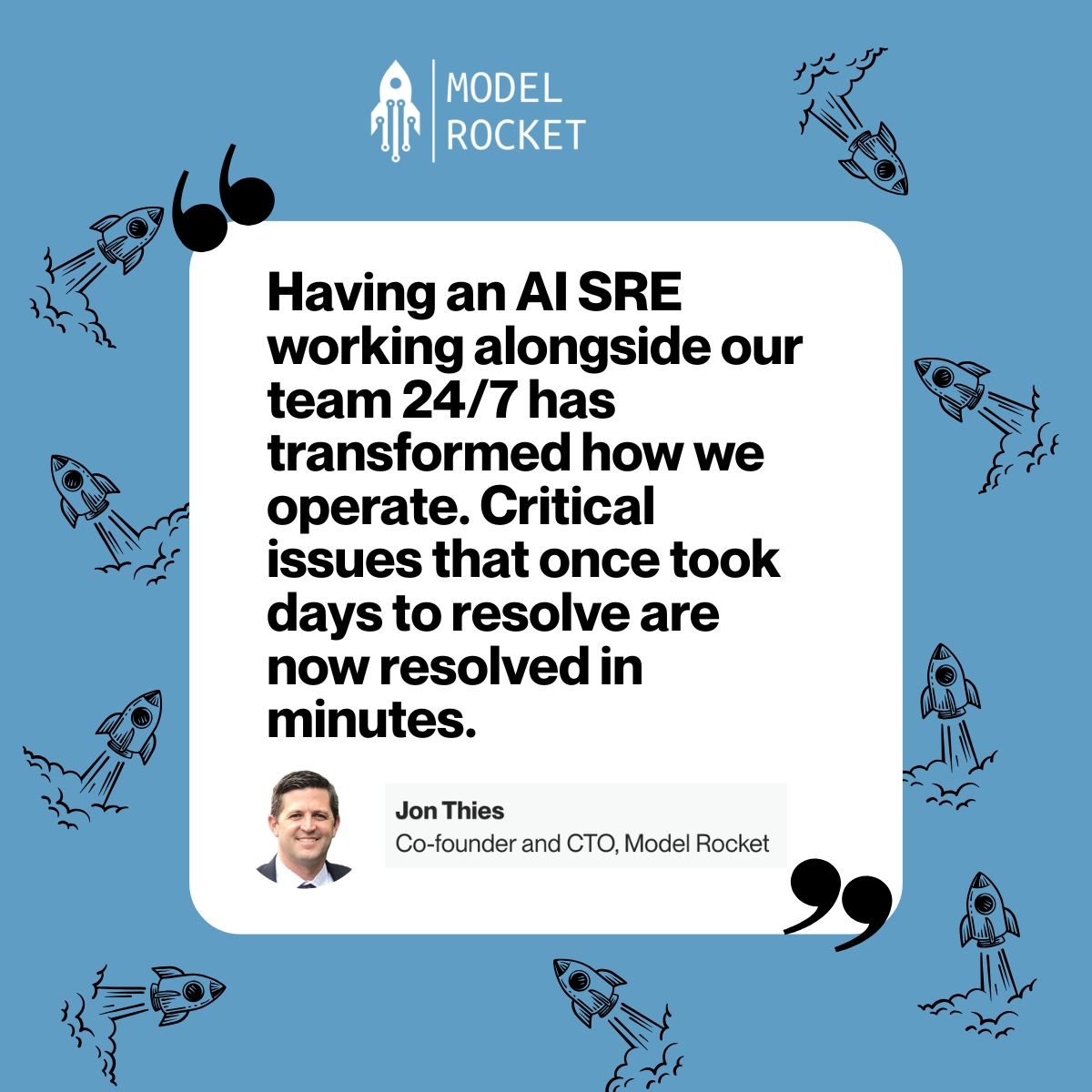 NeuBirdAI's tweet image. 🚀 Model Rocket just supercharged their AWS ops with an AI SRE!
"Critical issues that once took days now take minutes." — Jon Thies, CTO
Welcome to the quiet revolution in IT.
Read more here: neubird.ai/blog/model-roc…
#CloudOps #AIforIT #ITOps #EnterpriseAI