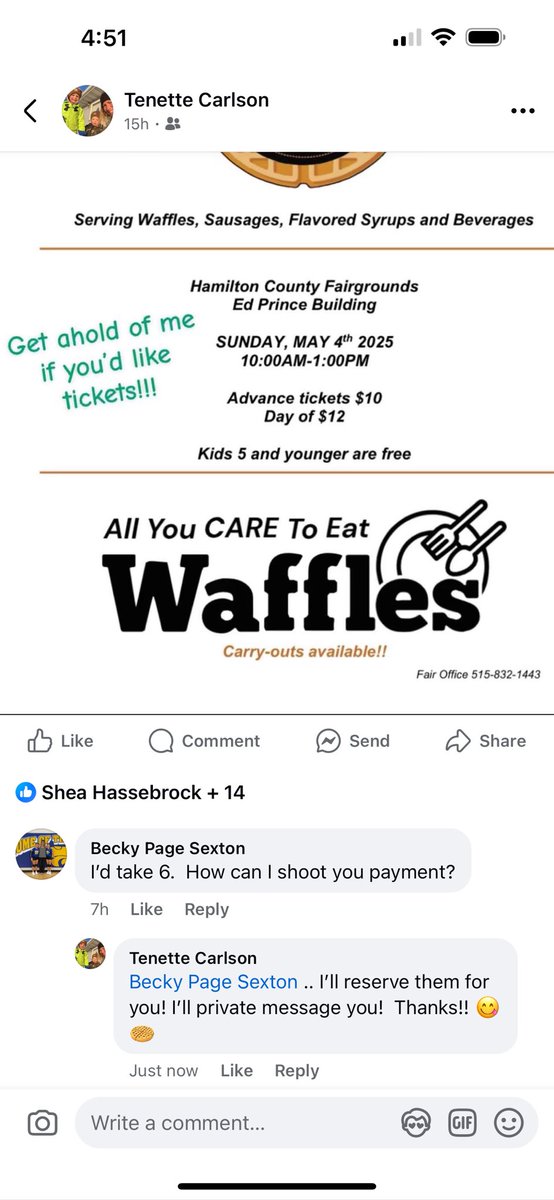 Give us call and we’ll get you tickets!