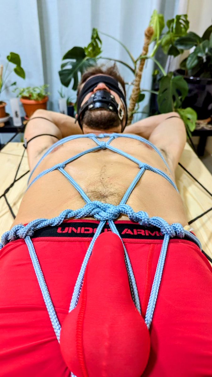 TiedMadrid (@tiedmadrid) on Twitter photo When <a href="/Ropeandgags/">Alex⛓️ 7.3K</a> took care of me for a while.
There's nothing like a roped-up dick to make it and keep it rock hard. And a thick plug gag to keep your throat quiet. When <a href="/Ropeandgags/">Alex⛓️ 7.3K</a> took care of me for a while.
There's nothing like a roped-up dick to make it and keep it rock hard. And a thick plug gag to keep your throat quiet.