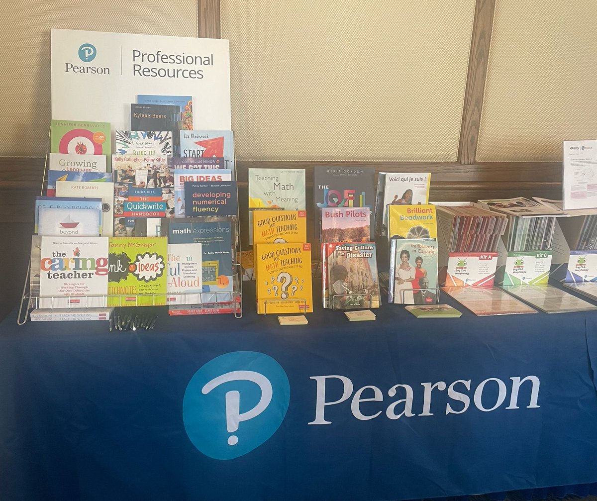 Proud to support #ulead2025 with Canadian content. Stop by our booth to check out our new resources for professional learning, literacy and numeracy, or intervention support.