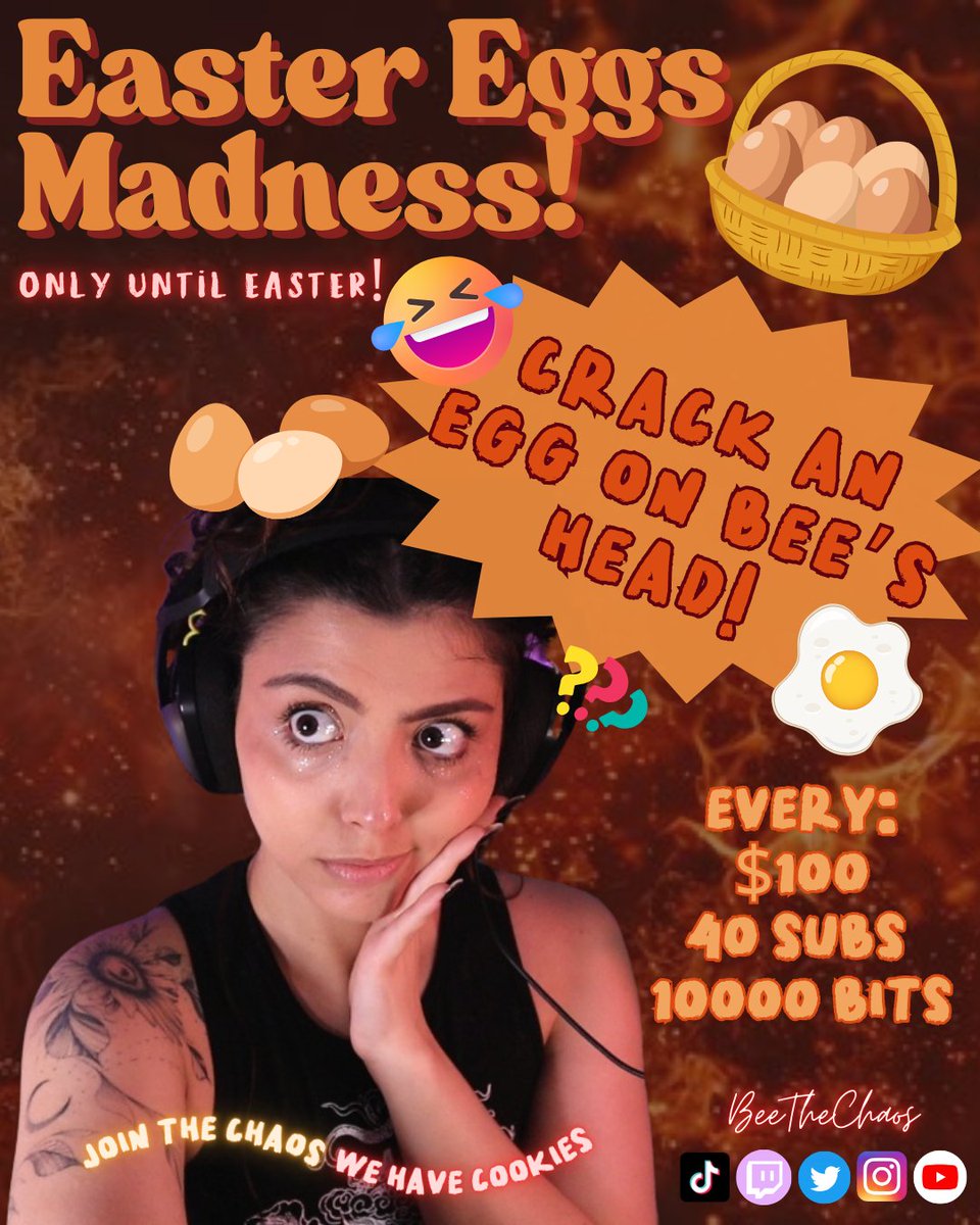 Idk what to tell you 😂

The efforts will be collective, so yall can pinch in to bust your eggs on my head 😂🔥

Only until Easter tho so don't miss out on the chance🔥