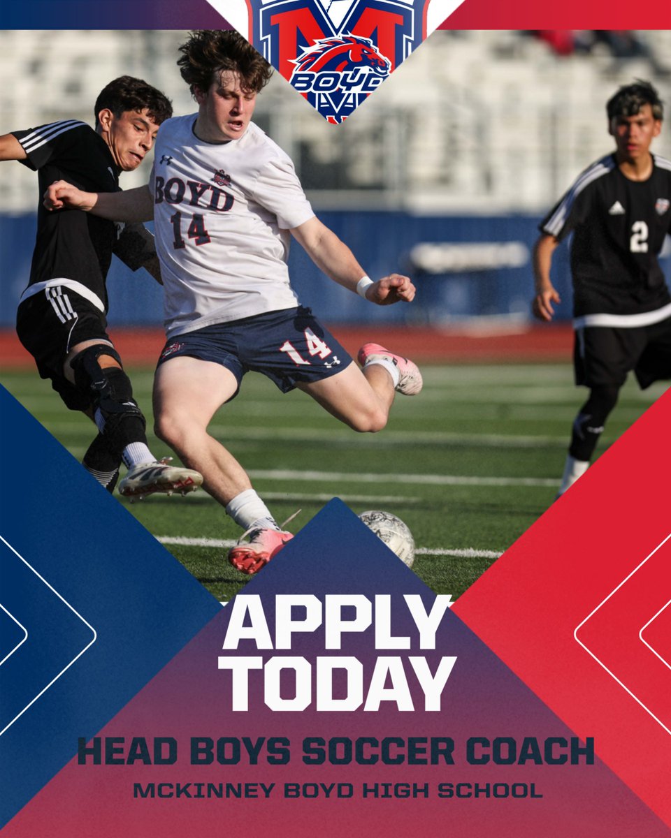 McKinneyISD Ath Dept (@mckisdath) on Twitter photo The Broncos are coming off of a District Championship winning season! Come join the tradition of excellence! <a href="/BoydSoccerR2L/">MBHS Bronco Boys Soccer</a> <a href="/BroncoTweet/">McKinney Boyd HS</a> <a href="/CoachStuJohnson/">Stu Johnson</a> <a href="/mckinneyisd/">McKinney ISD</a> The Broncos are coming off of a District Championship winning season! Come join the tradition of excellence! <a href="/BoydSoccerR2L/">MBHS Bronco Boys Soccer</a> <a href="/BroncoTweet/">McKinney Boyd HS</a> <a href="/CoachStuJohnson/">Stu Johnson</a> <a href="/mckinneyisd/">McKinney ISD</a>