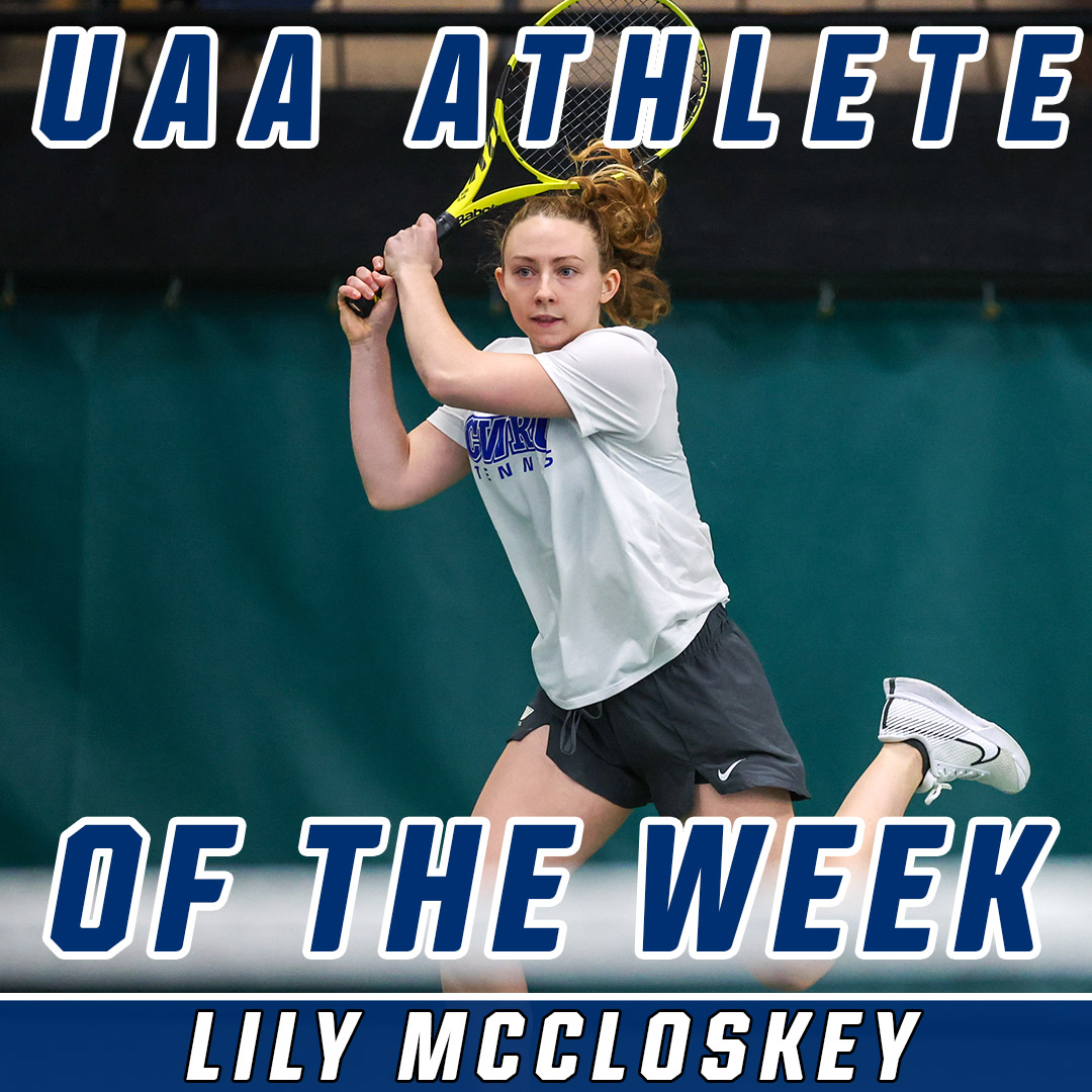 A trio of UAA Athletes of the Week, including a baseball sweep, to start April!

⚾Nate Arterburn, Baseball Hitter
⚾Zach Barnes, Baseball Pitcher
🎾Lily McCloskey, Women's Tennis

#CWRU #BlueCWRU #d3bsb #d3tennis