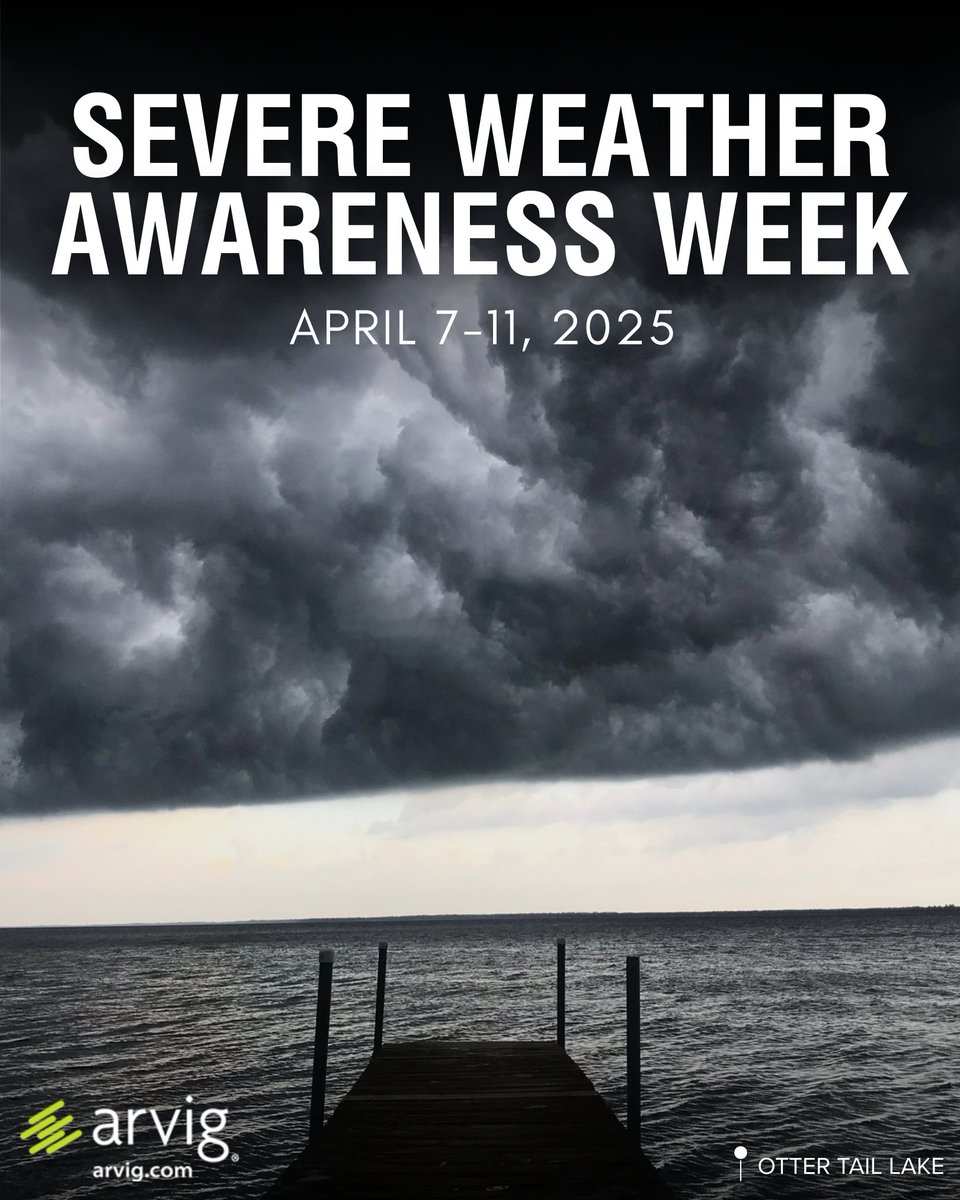 Severe Weather Awareness Week is a great time to think about power outage preparedness. Are you ready for the next storm? Our guide can help! Find out how to prevent weather-related outages: arvig.com/power-outages-…