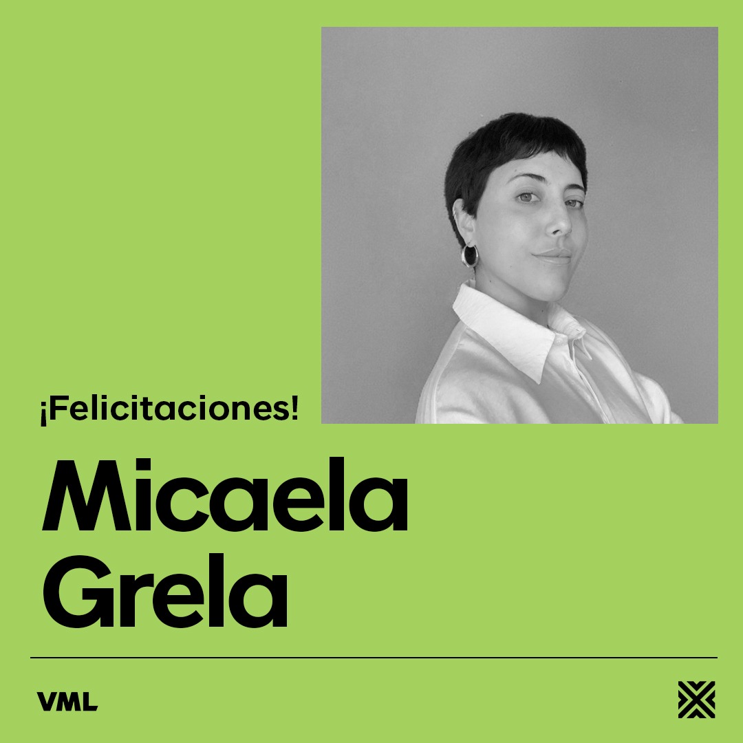 ¡Tenemos una noticia que nos llena de alegría! 

¡Felicitamos a Micaela Grela por su nuevo rol como Ejecutiva de Cuentas en VML! 🚀
