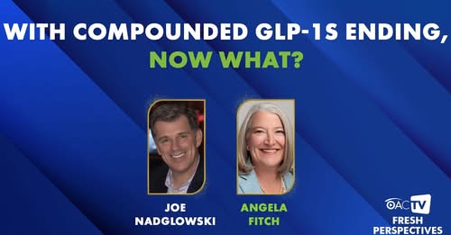 The phase-out of compounded GLP-1s has left many patients asking: What now? In this episode of Fresh Perspectives, OAC President &amp; CEO Joe Nadglowski talks with obesity medicine expert Dr. Angela Fitch about:

 🔹 Why compounded GLP-1s are no longer available
 🔹 Safe, effective