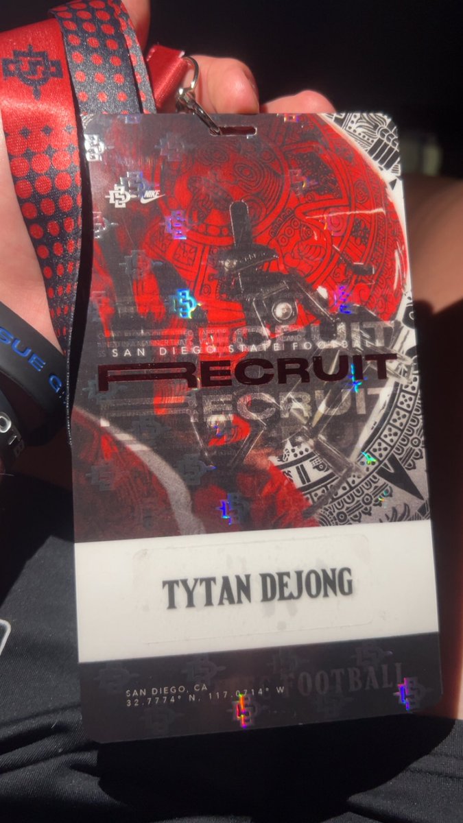 Tytan Dejong (@tytan_dejong08) on Twitter photo AGTG!! After an amazing talk with <a href="/TevitaLose/">Tevita Lose</a> I am exited to say I have received a scholarship from San Diego State University!!!
<a href="/nick_robins10/">Nick Robins</a> <a href="/Tana_Vea/">Tana J. Vea</a> <a href="/TheHC_CoachLew/">🔴 Sean Lewis ⚫️</a> <a href="/RobAurich/">Coach Aurich</a> <a href="/AztecFB/">San Diego State Football</a> <a href="/BrandonHuffman/">Brandon Huffman</a> <a href="/BlairAngulo/">Blair Angulo</a> AGTG!! After an amazing talk with <a href="/TevitaLose/">Tevita Lose</a> I am exited to say I have received a scholarship from San Diego State University!!!
<a href="/nick_robins10/">Nick Robins</a> <a href="/Tana_Vea/">Tana J. Vea</a> <a href="/TheHC_CoachLew/">🔴 Sean Lewis ⚫️</a> <a href="/RobAurich/">Coach Aurich</a> <a href="/AztecFB/">San Diego State Football</a> <a href="/BrandonHuffman/">Brandon Huffman</a> <a href="/BlairAngulo/">Blair Angulo</a>