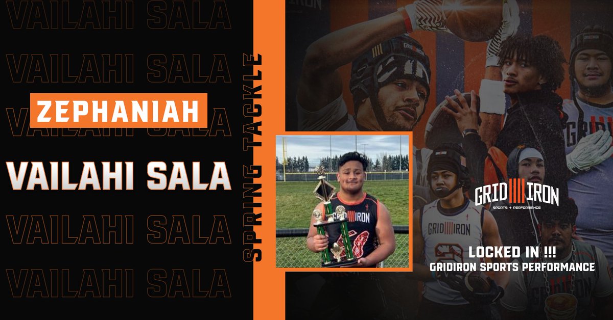 Locking in with the Grid for the Grind

Spring Tackle mode: ON. Every play counts, every hit matters!!!

Iron Sharpens Iron!!!

Zeph Sala, '28 OL, has a motor and mean streak that comes naturally!!!