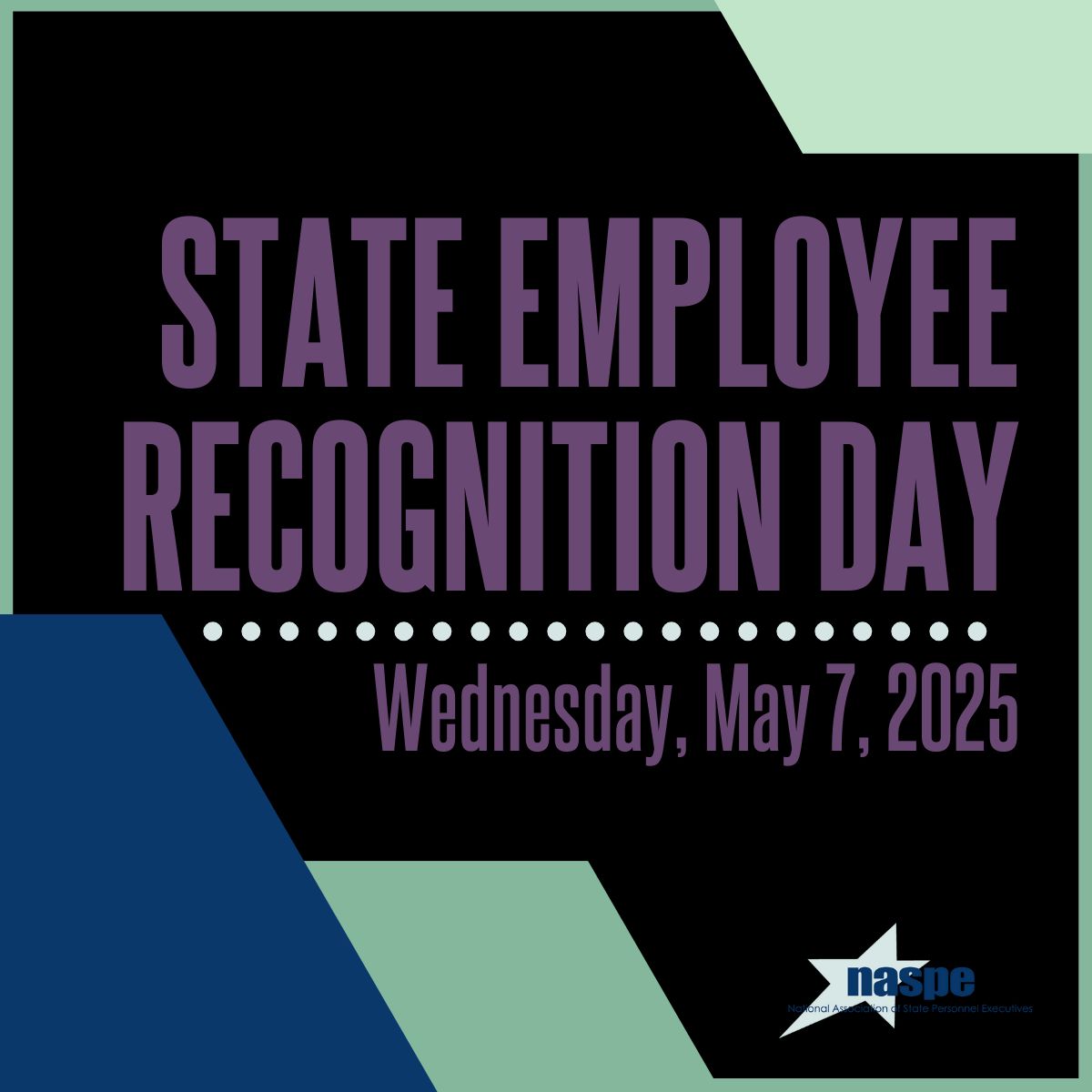 📅 Save the date! May 7 is #StateEmployeeRecognitionDay 🎉
Let’s get ready to celebrate the incredible people who power our states every day.
🧰 Learn more: buff.ly/Jiq5GzW
#PublicServiceMatters #ThankYouStateEmployees #SERD25