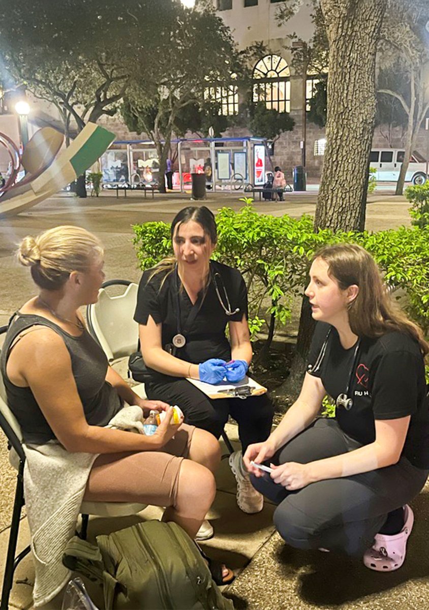 FIUMedicine's tweet image. Congratulations to our student-led initiative, Houseless Outreach for Medical Equity (FIU HOME) for winning the Outstanding Service Award at the FIU Outstanding Student Life Awards! 🏆🌟 
Great work!
🔗Read more about FIU HOME: go.fiu.edu/home
#FIUMed #FIU