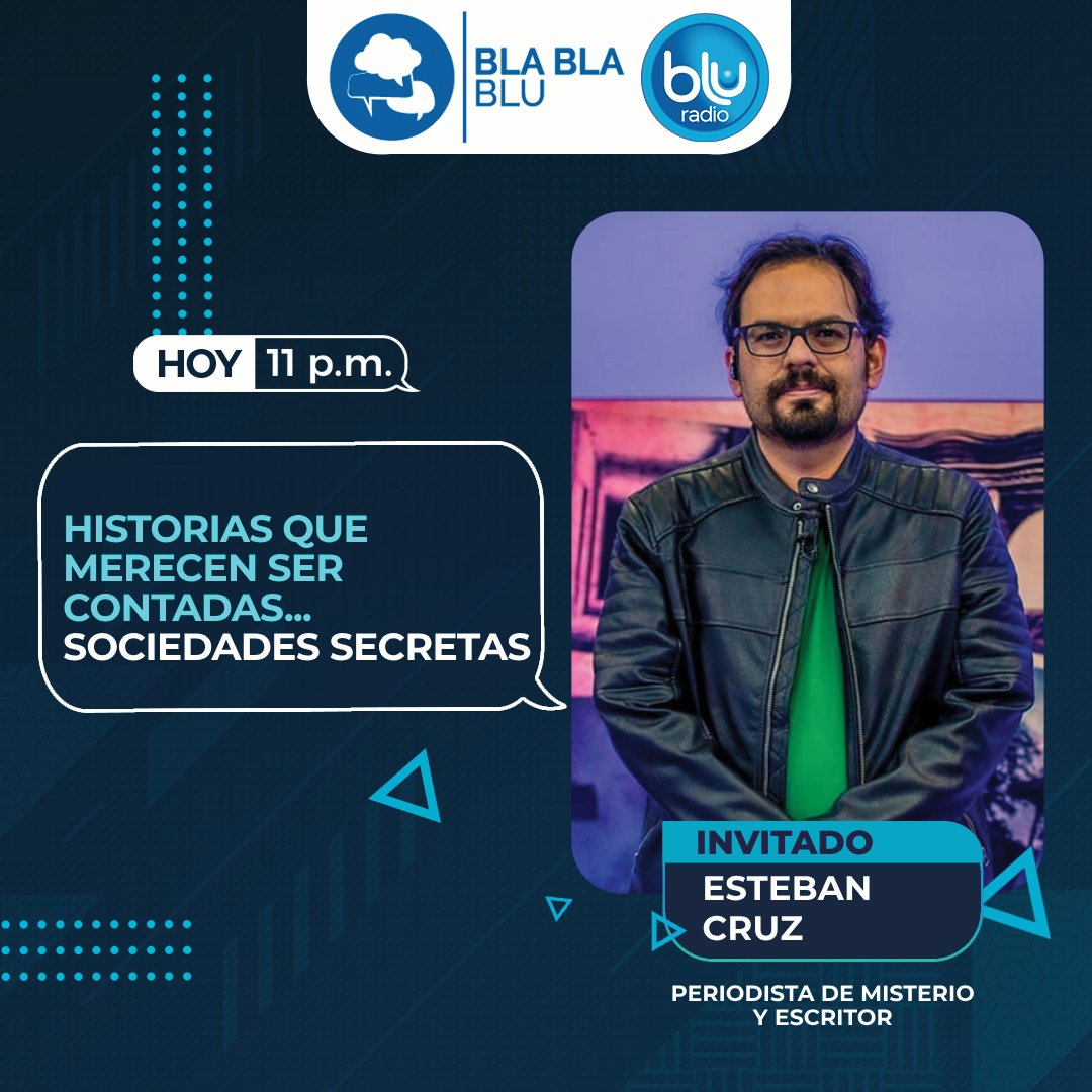 ¡Hoy en #BlaBlaBlu!  

<a href="/DianaBelmonteO/">Diana Belmonte</a> nos acompañará a partir de las 10:00 p. m.  

Y espere a las 11:00 p. m. nuestra conversación con <a href="/CruzEscribiente/">Esteban Cruz Niño, Phd</a>

Dirige:<a href="/entreelquintero/">Mauricio Quintero</a>

📻 » bit.ly/2Ztj42A «