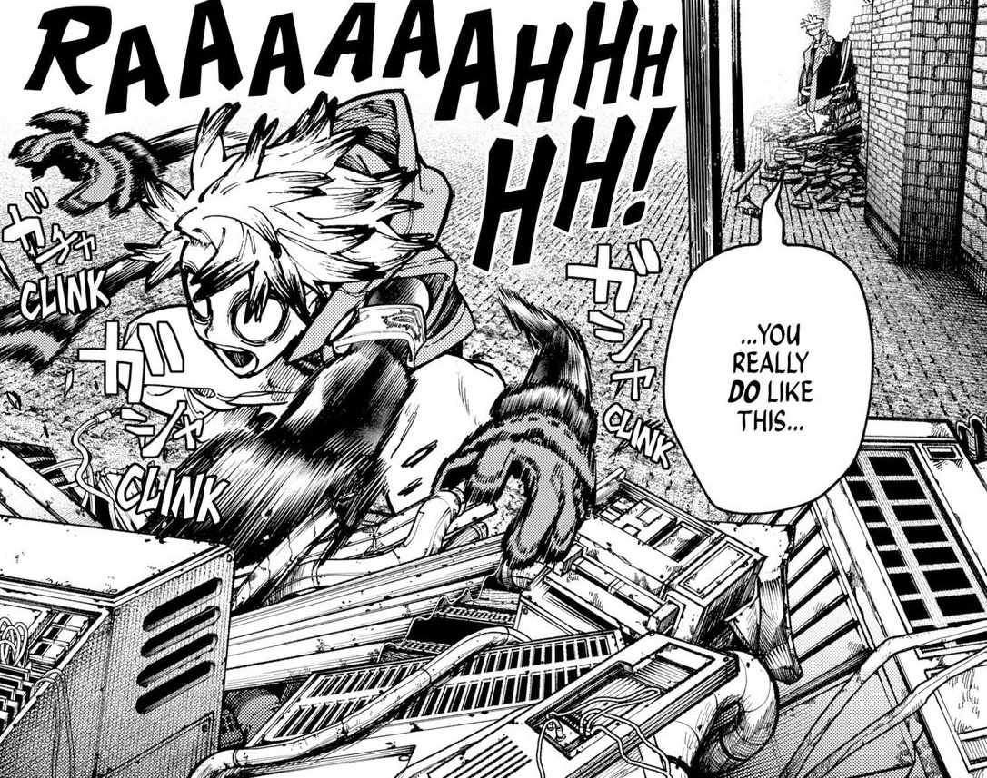 SLOTHSSINS's tweet photo. There he goes trash picking. Soon enough he found a keyboard that he would use 3R on.

❝Here!❞ https://t.co/POOdAqheIB