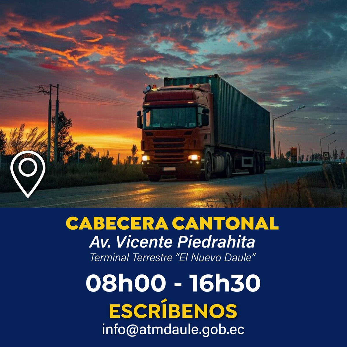 atm_daule's tweet image. 📍 Si las vías no están autorizadas, necesitas un permiso de circulación.

🛑 Evita sanciones
🛡️ Cuida la seguridad vial
📄 Tramita tu permiso con anticipación

👉 Consulta los requisitos escribiendo a info@atmdaule.gob.ec.

#Daule #TransportePesado #PermisoDeCirculación