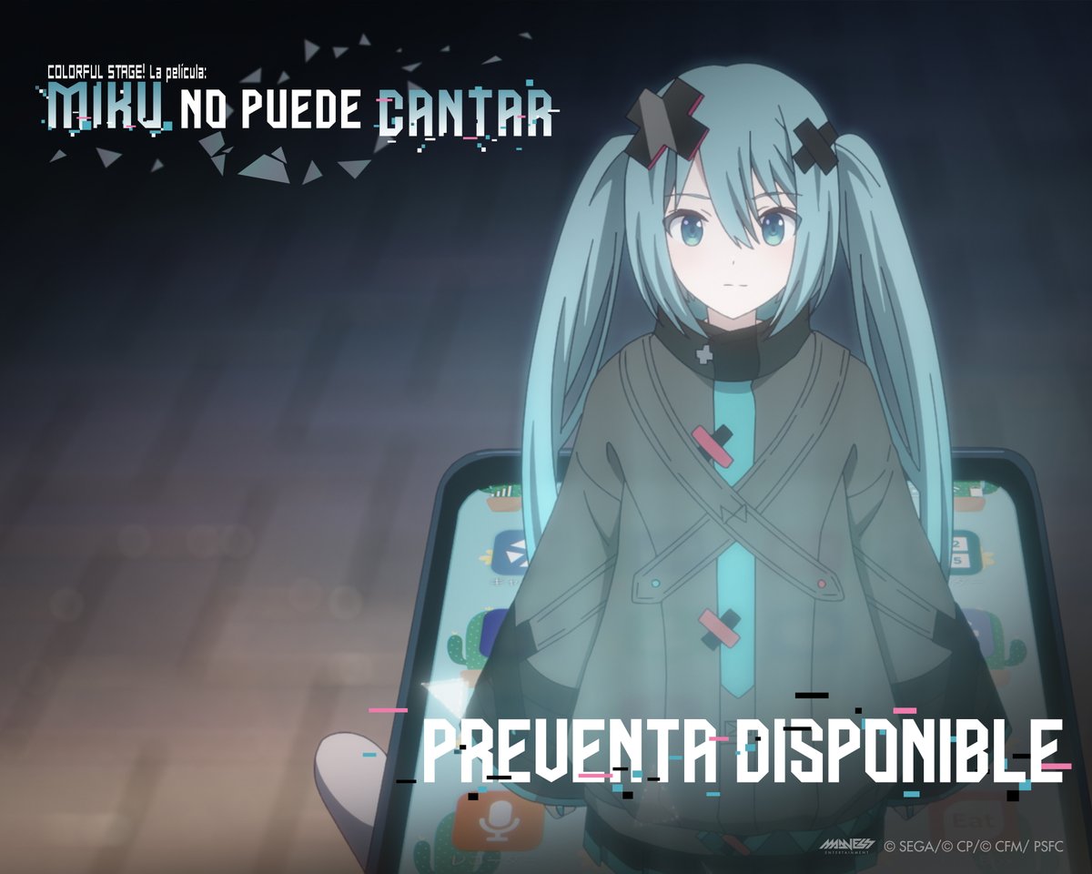 🎉 ¡Atención FANS de HATSUNE MIKU! 🎉

Guarda muy bien tu boleto para “COLORFUL STAGE! La Película: Miku no puede cantar” ya que podrás registrarlo para recibir un código que te dará una recompensa digital en el juego  🎮 HATSUNE MIKU: COLORFUL STAGE
fanimer.com/colorfulstage