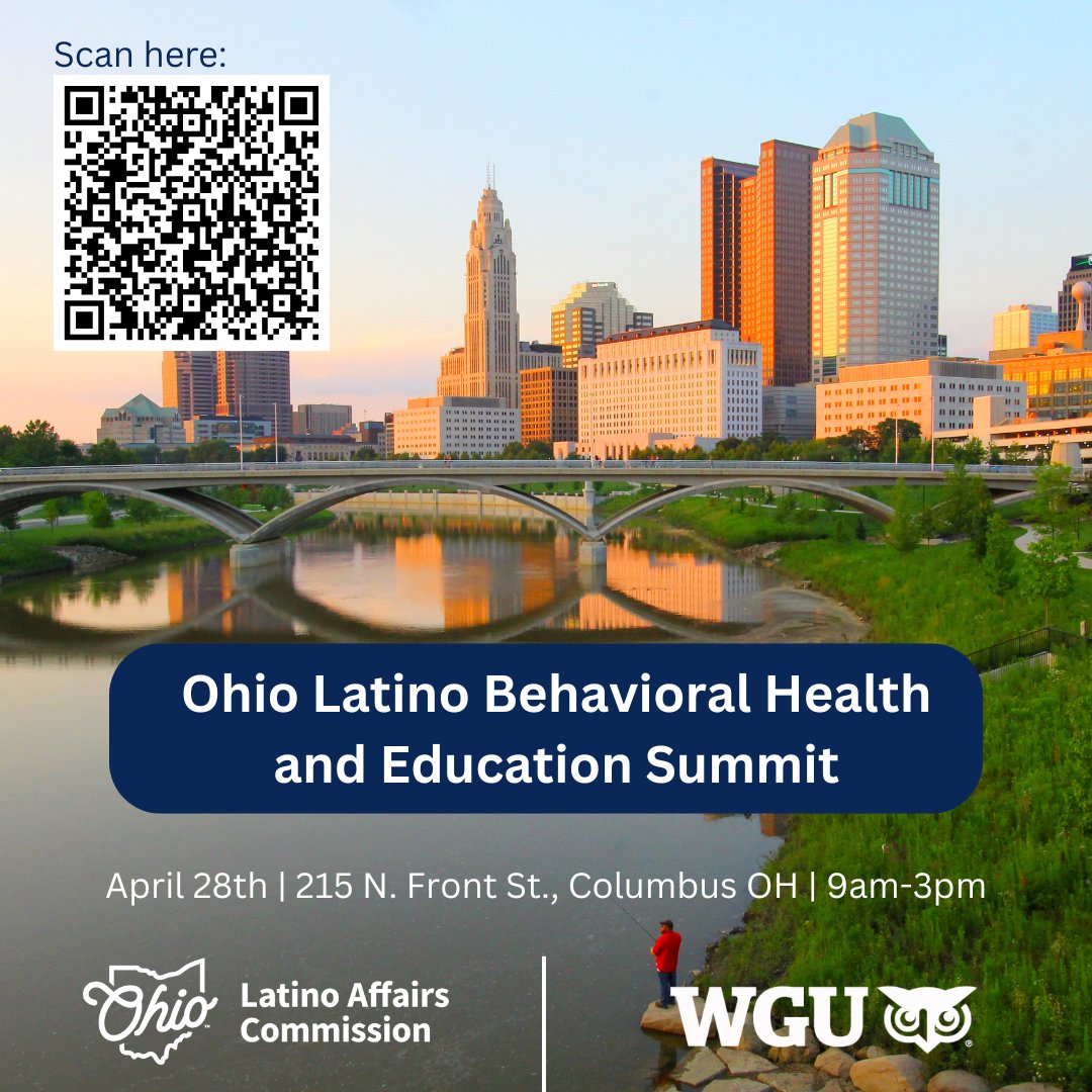Registration is now open for the OCHLA Behavioral Health and Education Summit, happening Monday, April 28, 2025, at 215 N Front St. 

For Latino community service providers across Ohio, reserve your spot today through this link: eventbrite.com/e/ohio-latino-…

(Space is limited)