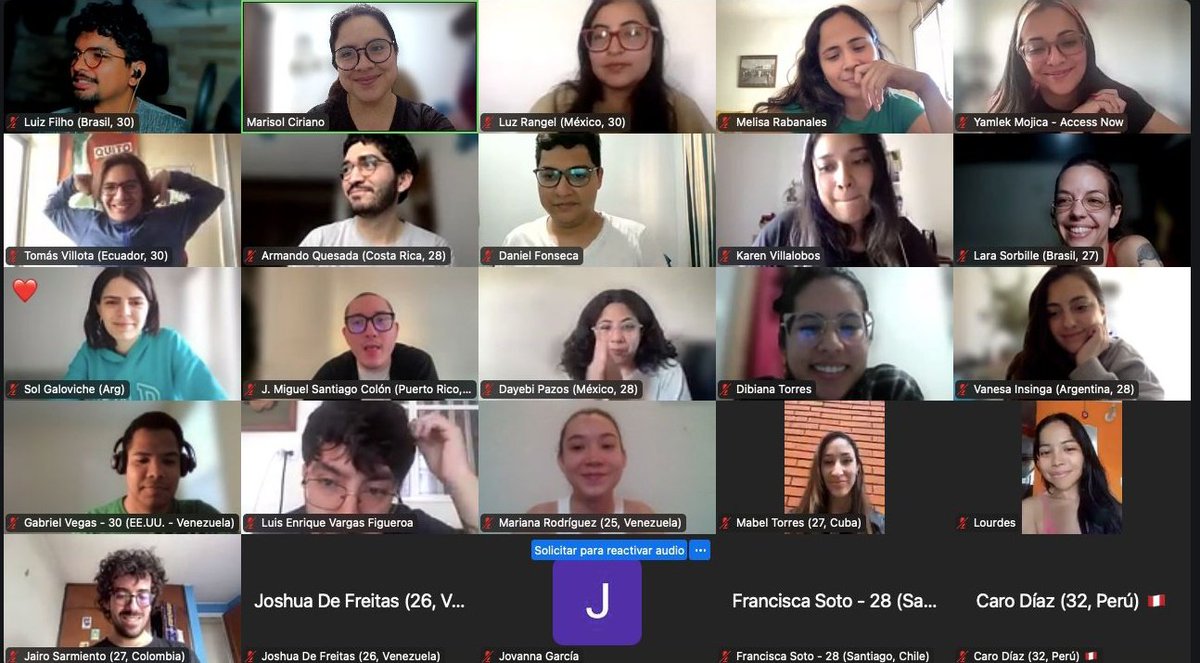 DLatitudes's tweet photo. El sábado llegamos a la sesión 10 con la 9na Generación de la #RedLATAM, en la que hablamos de Centroamérica con cuatro tutores:
@mel_delaroca, @danielfonsec_ , @YamconYe y @michellestef87.
¡Muchas gracias por todo! 🤓 https://t.co/OBa08IMn6C